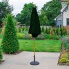 Nova Garden Furniture Dominica Green 2.5m Round Wooden Parasol