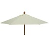 Nova Garden Furniture Dominica Natural 2.5m Round Wooden Parasol