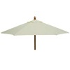 Nova Garden Furniture Dominica Natural 2.5m Round Wooden Parasol