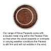 Nova Garden Furniture Dominica Natural 2m Round Wooden Parasol