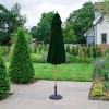 Nova Garden Furniture Dominica Green 3m Round Wooden Parasol