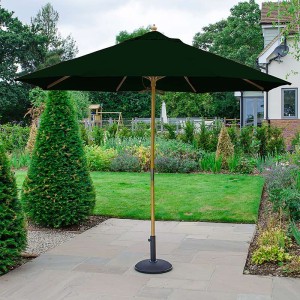 Nova Garden Furniture Dominica Green 3m Round Wooden Parasol Nova Garden Furniture Dominica Green 3m Round Wooden Parasol