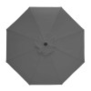 Nova Garden Furniture Dominica Grey 3m Round Wooden Parasol