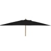 Nova Garden Furniture Dominica Black 3m x 2m Rectangular Wooden Parasol