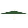 Nova Garden Furniture Dominica Green 3m x 2m Rectangular Wooden Parasol