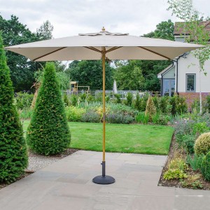 Nova Garden Furniture Dominica Natural 3m x 2m Rectangular Wooden Parasol Nova Garden Furniture Dominica Natural 3m x 2m Rectangular Wooden Parasol