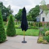 Nova Garden Furniture Dominica Navy 3m x 2m Rectangular Wooden Parasol