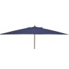 Nova Garden Furniture Dominica Navy 3m x 2m Rectangular Wooden Parasol