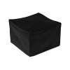 Nova Garden Furniture Cambridge Black Compact Corner Dining Set Cover with Fire Pit