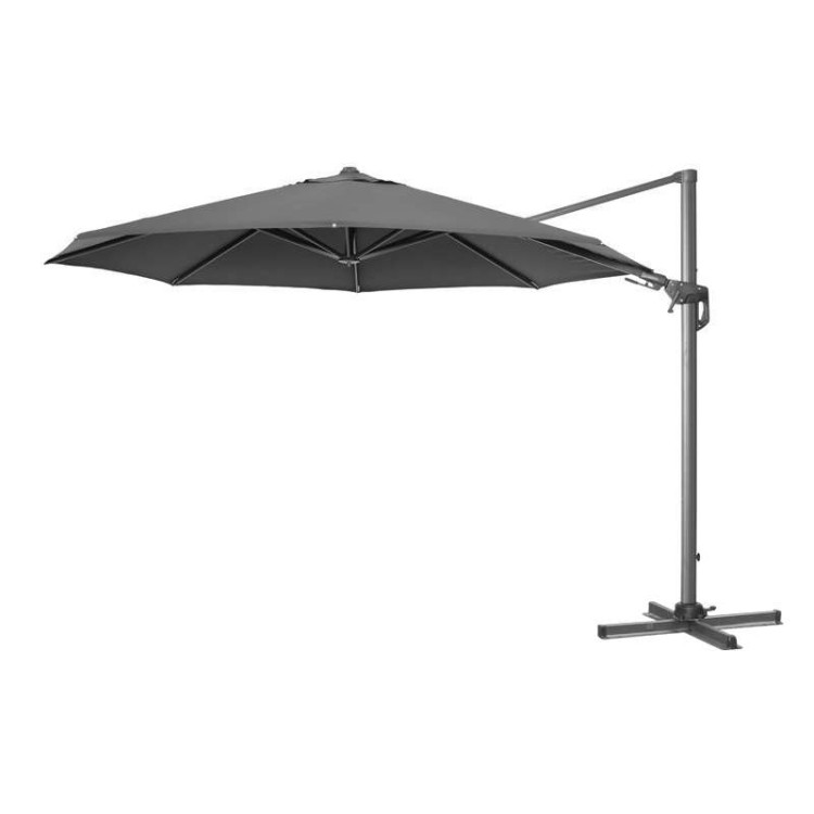 Nova Garden Furniture Genesis Grey 3.5m Round Cantilever Parasol