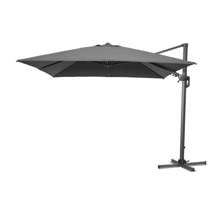 Nova Garden Furniture Genesis Grey 3m Square Cantilever Parasol