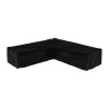 Nova Garden Furniture Chelsea Black Corner Sofa Set Cover