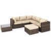 Nova Garden Furniture Chelsea Black Corner Sofa Set Cover