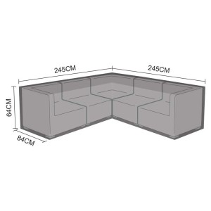 Nova Garden Furniture Chelsea Black Corner Sofa Set Cover Nova Garden Furniture Chelsea Black Corner Sofa Set Cover
