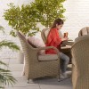 Nova Garden Furniture Leeanna Willow Rattan 8 Seat Oval Dining Set