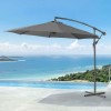 Nova Garden Furniture Barbados Grey 3m Round Cantilever Parasol