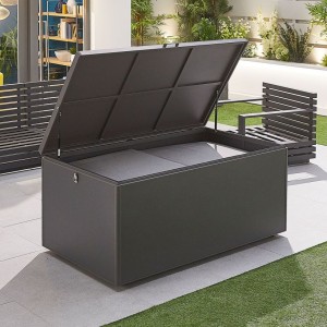 Nova Garden Furniture Medium Grey Aluminium Storage Box Nova Garden Furniture Medium Grey Aluminium Storage Box