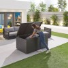 Nova Garden Furniture Medium Grey Aluminium Storage Box