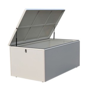 Nova Garden Furniture Medium White Aluminium Storage Box Nova Garden Furniture Medium White Aluminium Storage Box