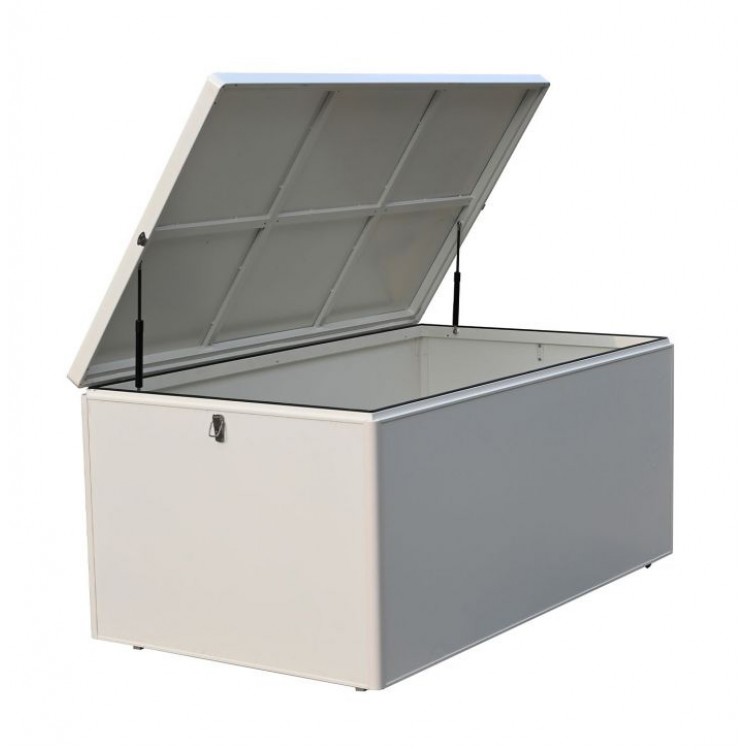 Nova Garden Furniture Medium White Aluminium Storage Box