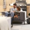 Nova Outdoor Fabric Infinity Aluminium Flanelle 3 Seat Sofa with Coffee Table & Armchairs