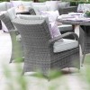 Nova Garden Furniture Olivia Grey Weave 6 Seat Round Dining Set