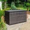 Nova Garden Furniture Brown Rattan Large Storage Box