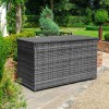 Nova Garden Furniture Grey Rattan Large Storage Box