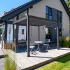 Nova Garden Furniture Proteus Grey 3m Square Aluminium Pergola