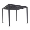 Nova Garden Furniture Proteus Grey 3m Square Aluminium Pergola