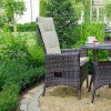 Nova Garden Furniture Ruxley Brown Rattan 6 Seat Oval Dining Set