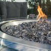 Nova Garden Furniture Ruxley Grey Weave 8 Seat Round Dining Set with Fire Pit