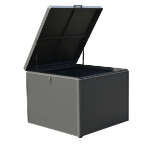 Nova Garden Furniture Grey Frame Small Aluminium Storage Box Nova Garden Furniture Grey Frame Small Aluminium Storage Box