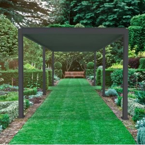 Nova Garden Furniture Titan Grey 6m x 3m Rectangular Aluminium Pergola Nova Garden Furniture Titan Grey 6m x 3m Rectangular Aluminium Pergola