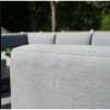 Nova Outdoor Fabric Light Grey Toft Corner Sofa Set with Footstool