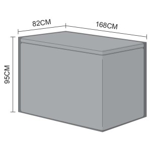 Nova Garden Furniture Large Storage Box Cover in Black Nova Garden Furniture Large Storage Box Cover in Black