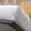 Nova Outdoor Fabric Light Grey Sunny Fabric Multi-Position Lounger