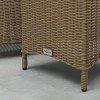 Nova Garden Furniture Isabella WillowÂ 3 Piece Rattan Lounge Set