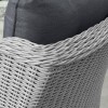 Nova Garden Furniture Skylar White Wash Rattan Reclining Armchair Lounge Set