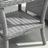Nova Garden Furniture Skylar White Wash Rattan Reclining Armchair Lounge Set