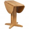 Devonshire Dorset Oak Furniture Drop Leaf Dining Table DOR089