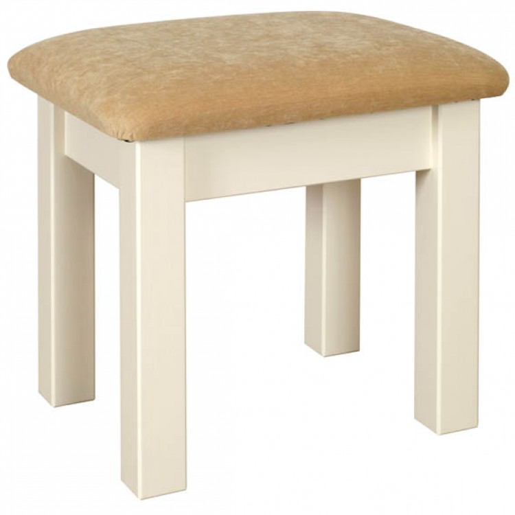 Divine London Ivory Painted Furniture Dressing Table Stool