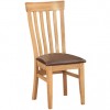 Devonshire Dorset Oak Furniture Toulouse Dining Chair Pair DOR099