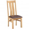 Devonshire Dorset Oak Furniture Arizona Dining Chair Pair DOR100