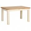 London Painted Oak Furniture Standard Dining Table with 2 Extensions