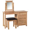 Divine True Oak Dressing Table Mirror