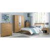 Atlanta Oak Furniture Double 4ft6 Bed Low Footend