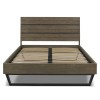Tivoli Weathered Oak Furniture Double 135cm Low End Footend Bedstead