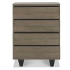 Tivoli Weathered Oak Furniture 4 Drawer Chest