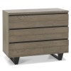 Tivoli Weathered Oak Furniture 3 Drawer Chest